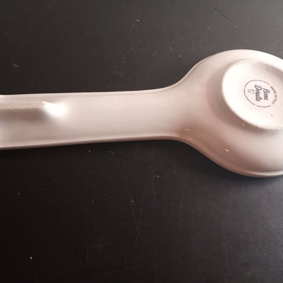 GORGEOUS Nova Deruta Made in Italy 6"x11" Platter & 11" Spoon Rest Set of 2. - Picture 6 of 8